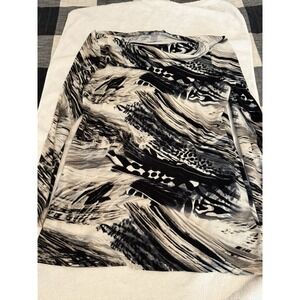 Soft Works‎ Women's Size L Black/White Shirt